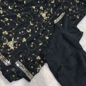 Pakistani Indian sari saree M chiffon